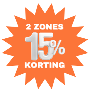 2 zones 15% korting Laser Studio Noord