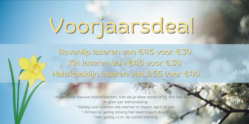 Nieuwjaarsdeal laseren benen